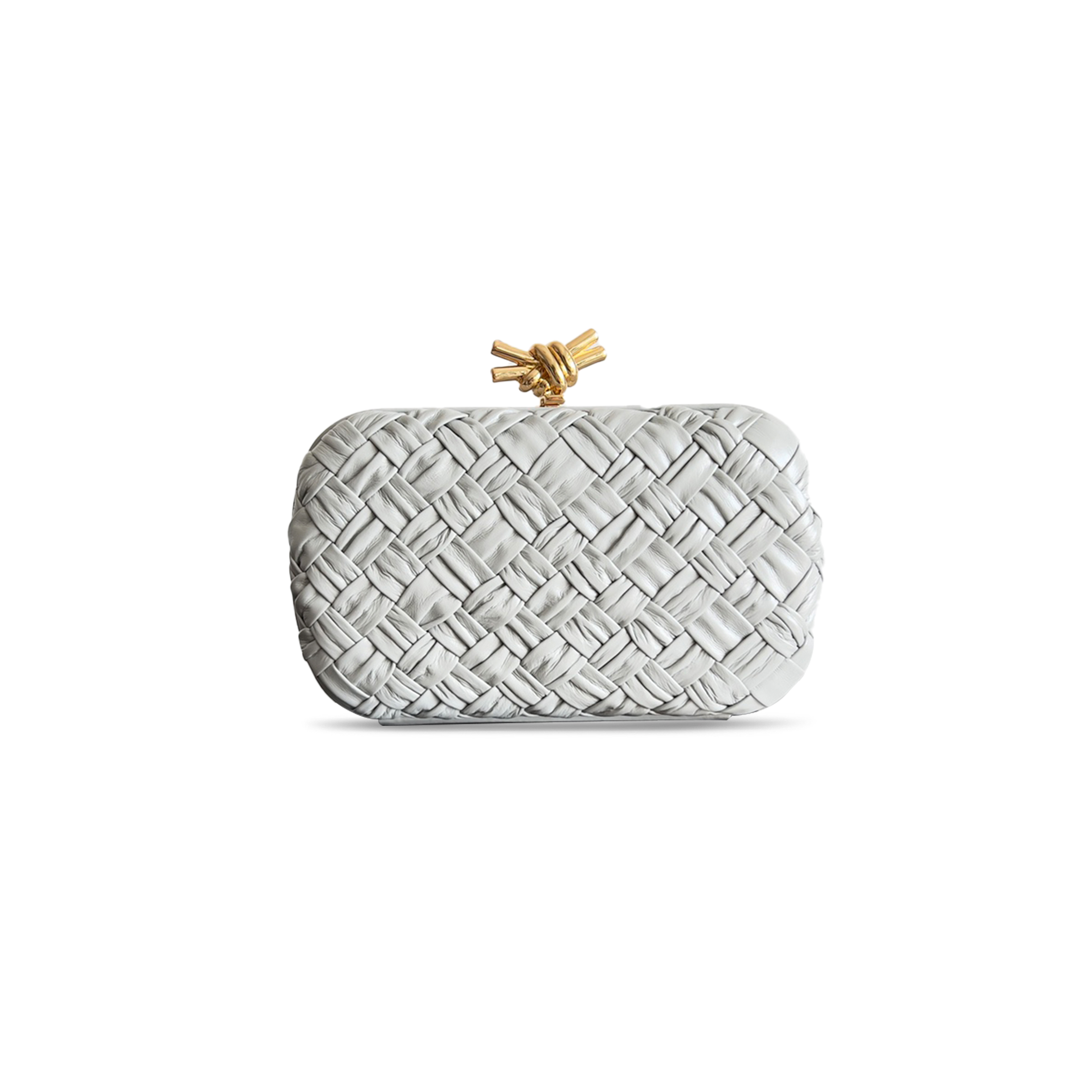 bo*te*ga Ve*ne*ta knot minaudiÈre clutch 717622v2h411557 (20.5*12.5*6cm)